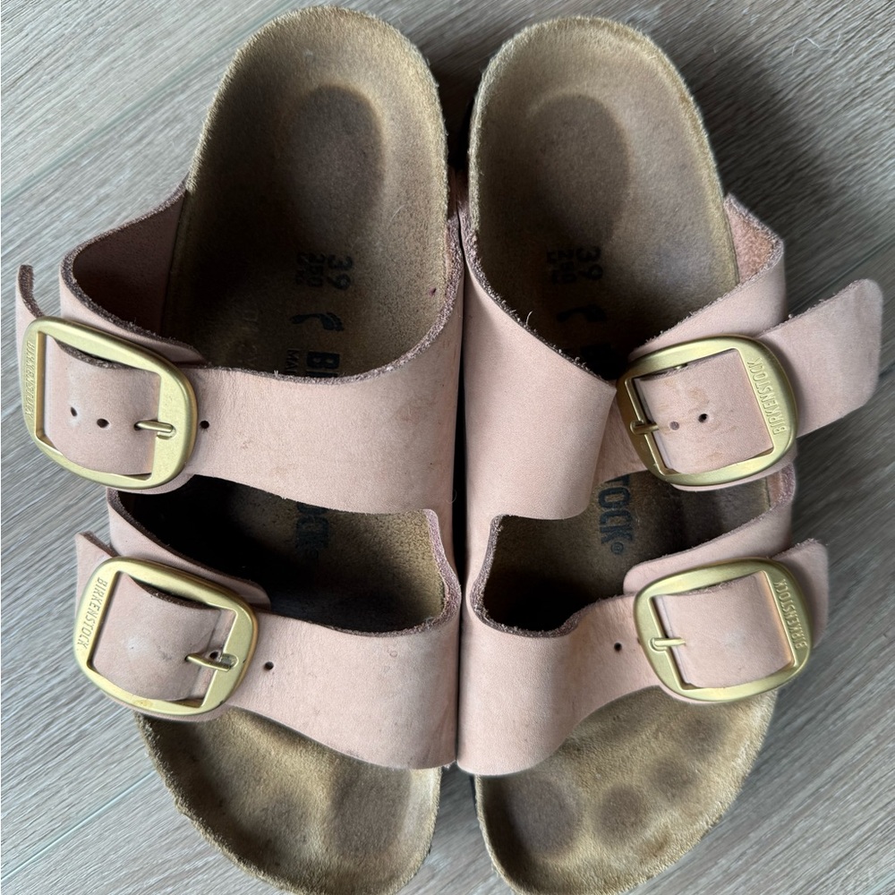 Birkenstock Arizona big buckle slide sandal